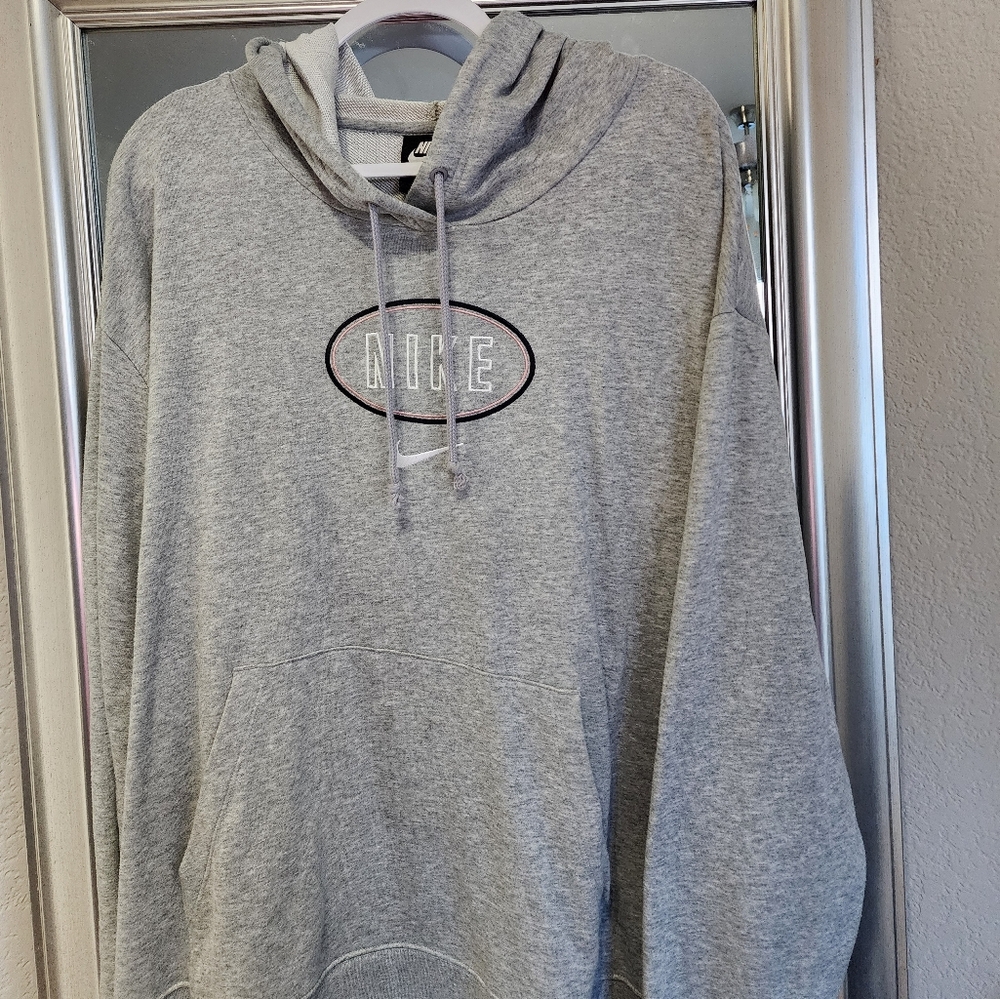Grey Nike Women's Hoodie